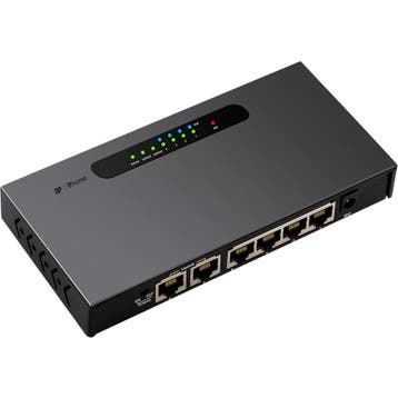 DrPhone PoE S1 - VLAN 100M POE Switch 6 Poort - 4 POE Poort, Verzenden, Nieuw