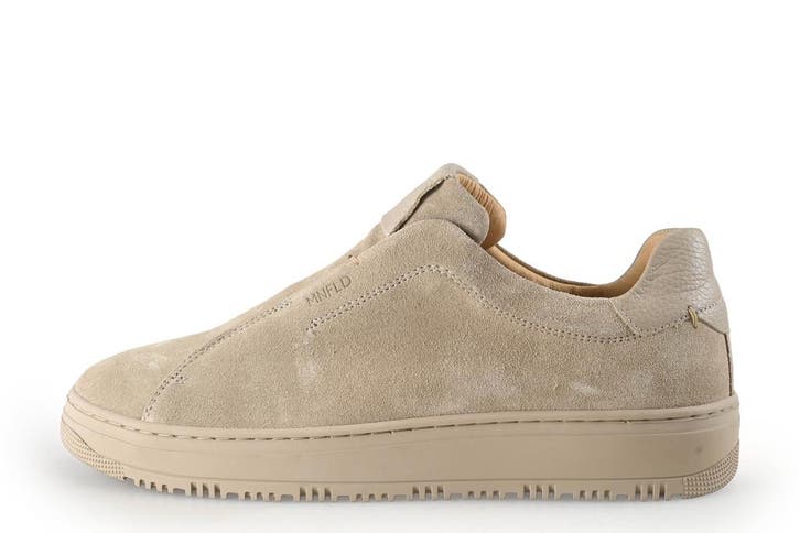 Manfield Sneakers in maat 41 Beige, Kleding | Heren, Schoenen, Overige kleuren, Zo goed als nieuw, Sneakers, Verzenden