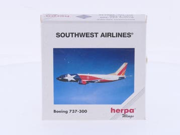 Schaal 1:500 Herpa 500548 Southwest Airlines Boeing 737-3..., Ophalen of Verzenden, Zo goed als nieuw