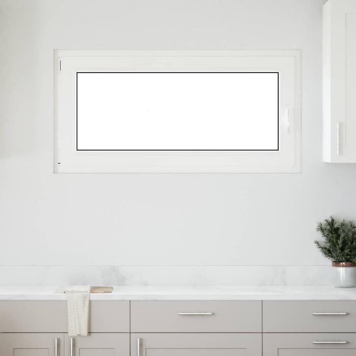 vidaXL Kantel- en Draai Kelderraam RISOR 120 x 60 cm PVC en, Doe-het-zelf en Bouw, Raamkozijnen en Schuifdeuren, Nieuw, Verzenden