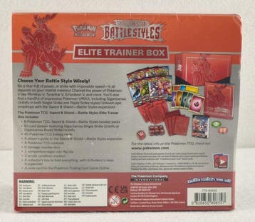 Pokémon Elite trainer box - Sword & Shield - Battle Styles, Nieuw