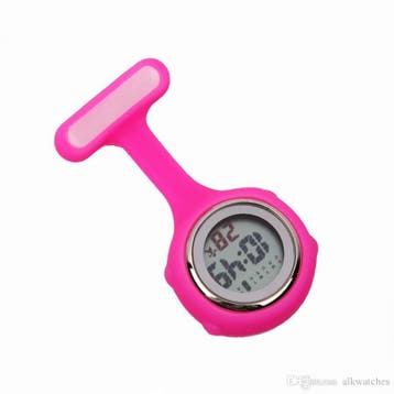 Zuster horloge ST-NC18 (PENLIGHT CADEAU)-Burgundy, Verzenden