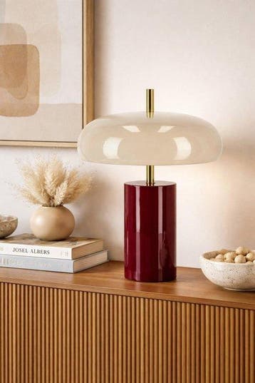 Lampe de table - Métal - Lampe Champignon
