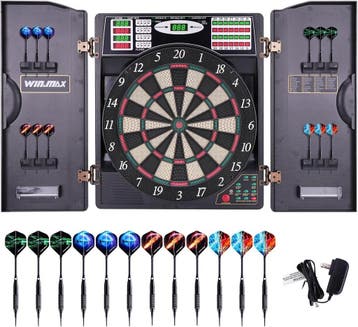 Elektronisch dartbord 38 spellen | 52% korting! Retour deal, Verzenden, Zo goed als nieuw, Dartbord met pijlen, Elektronisch