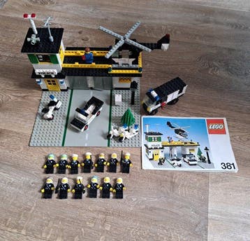 Lego - Legoland - 381 - Politie bureau - 1970-1980 -
