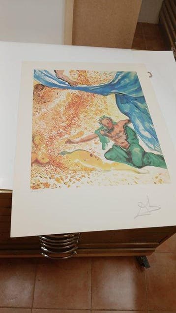 Salvador Dali (1904-1989) - Adam and Eve, Antiquités & Art