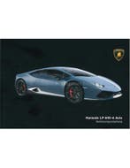 2016 LAMBORGHINI HURACAN LP 610-4 AVIO INSTRUCTIEBOEKJE DU.., Ophalen of Verzenden