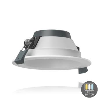 LED Downlight CCT-Switch 12,5W IP22 Wit - 14,3 cm, Verzenden