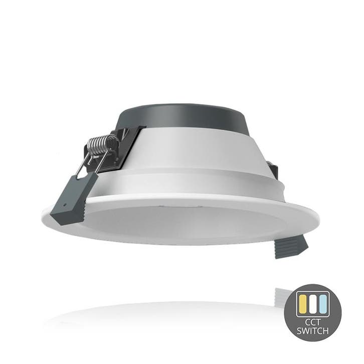 LED Downlight CCT-Switch 12,5W IP22 Wit - 14,3 cm, Maison & Meubles, Lampes | Autre, Envoi