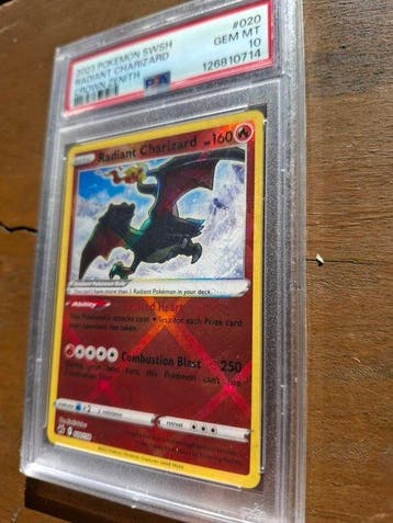 Pokémon - 1 Graded card - Charizard 020/159 Foil - PSA 10 -