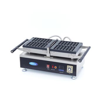 Wafelijzer | 50–300°C | RVS | Draaibaar | 1.2kW (230V) |, Verzenden