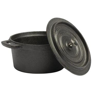 Braadpan | Gietijzer | 0.35L | Gas/Oven | Incl. Deksel |, Verzenden, Nieuw in verpakking