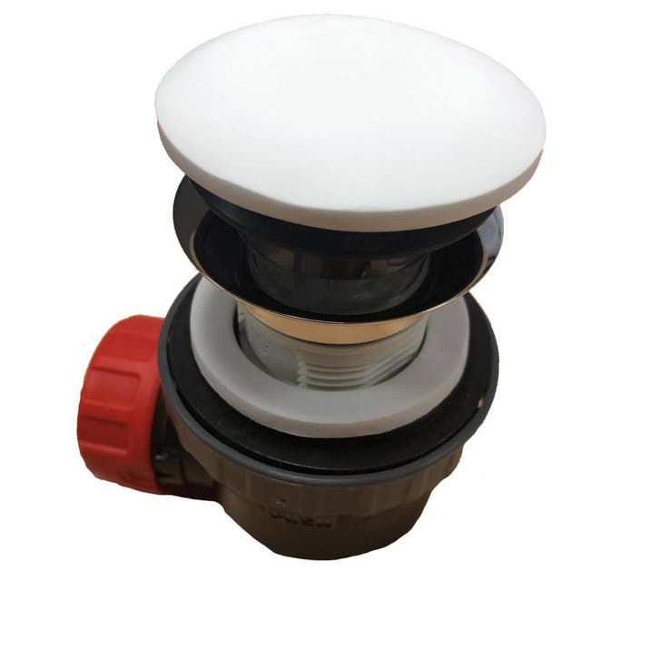 Clickwaste met Sifon Afsluitbaar Stankafsluiter Solid, Doe-het-zelf en Bouw, Sanitair, Overige typen, Nieuw, Chroom, Ophalen of Verzenden