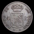 Espagne. Isabelle II. 4 Reales 1861 / Ceca Barcelona (Sans