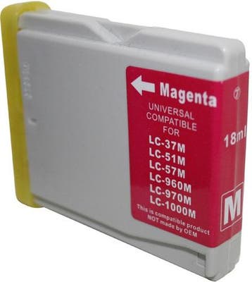 Huis-Merk  BROTHER LC-970M Magenta 22ml 247Print, Verzenden, Nieuw, Brother