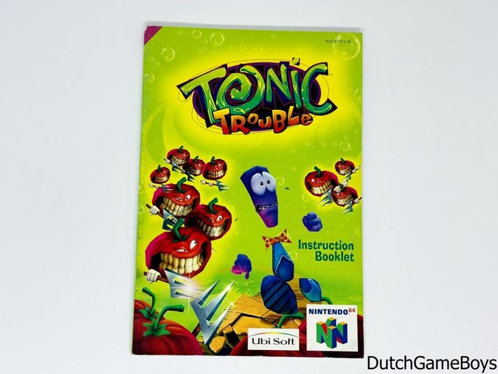 Nintendo 64 / N64 - Tonic Trouble - EUR - Manual, Games en Spelcomputers, Games | Nintendo 64, Gebruikt, Verzenden