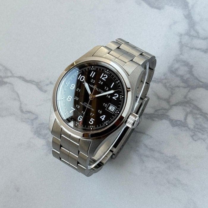 Hamilton - Khaki Field - Zonder minimumprijs - H704551 -, Bijoux, Sacs & Beauté, Montres | Hommes