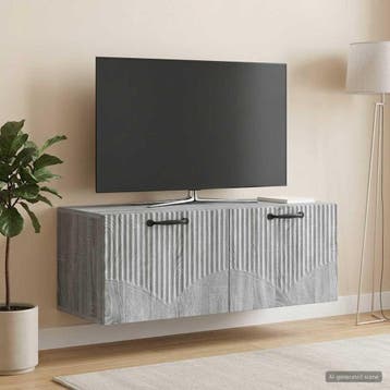 vidaXL Wandmontage TV-kast Grijs sonoma 78,5 x 31 x 30 cm, Verzenden, Nieuw