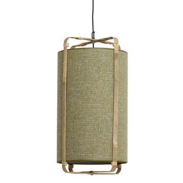 2dekans | Light & living hanglamp Sendai Ø42 x 70 cm – groen, Ophalen of Verzenden, Nieuw