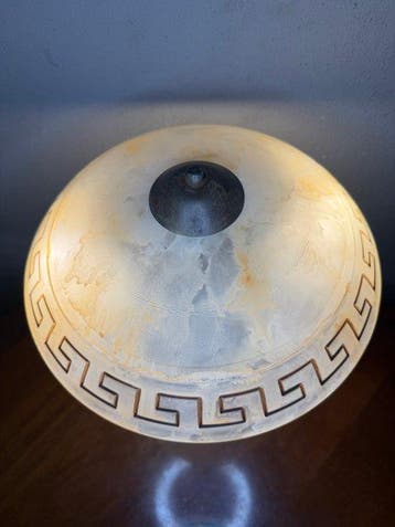 Lampe de table - Métal, Verre - Lampe champignon, Nieuw