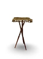 Ottoman Embroidery - Table dappoint - Bois, Fil doré /