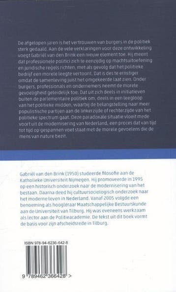 Waarom morele vragen politiek urgent worden / Een bijdrage, Verzenden, Gabriël van den Brink