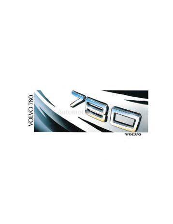 1988 VOLVO 780 BROCHURE DUITS
