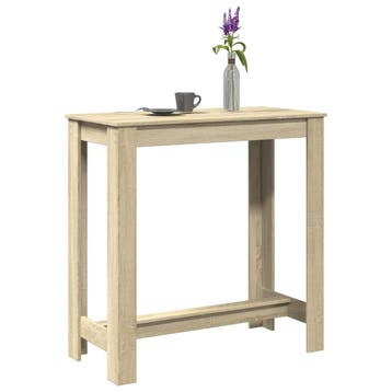 vidaXL Bartafel 102x50x103,5 cm bewerkt hout sonoma, Verzenden, Nieuw