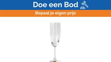 Bieden: Alessi Elegant Champagne Glass for Sparkling Wines, Maison & Meubles, Ophalen of Verzenden