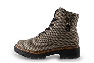 Rieker Veterboots in maat 40 Beige, Kleding | Dames, Verzenden, Beige, Overige typen, Gedragen