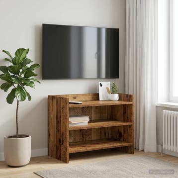 vidaXL TV Kast 60 x 33 x 47 cm Oud hout Bewerkt hout, Verzenden