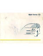 1997 OPEL CORSA INSTRUCTIEBOEKJE NEDERLANDS