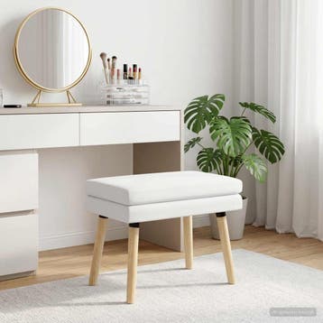 vidaXL Dubbel-laags bank Wit 60 x 40 x 46 cm Stof, Verzenden, Nieuw
