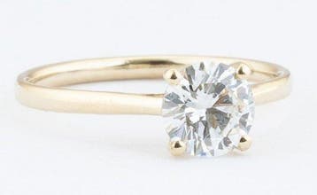 Zonder minimumprijs - Ring - 14 karaat Geel goud - 1.50ct., Nieuw