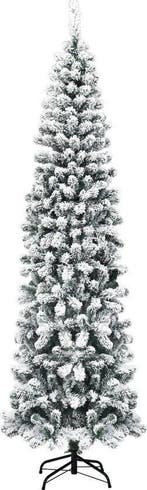 2dekans | Coast Besneeuwde Slim Kunstkerstboom Wit/Groen –, Diversen, Kerst, Ophalen of Verzenden, Nieuw