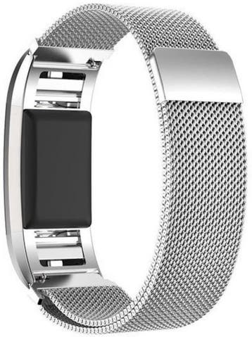 Fitbit Charge 2 Milanese Horloge Bandje Zilver met, Verzenden, Nieuw