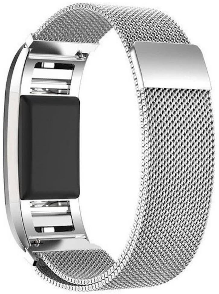 Fitbit Charge 2 Milanese Horloge Bandje Zilver met, Bijoux, Sacs & Beauté, Montres connectées, Envoi