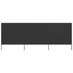 vidaXL Windscherm 3-panelen 400x160 cm stof antraciet, Tuin en Terras, Verzenden, Nieuw