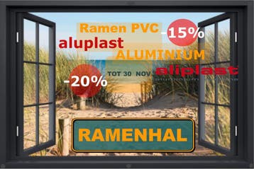 -20% Fabriekskorting op Aluminium maatwerk Aliplast, Ophalen of Verzenden, Nieuw, Raamkozijn, Inclusief glas