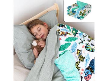 Veiling - Calmzy Hoes 90x120 cm Fleece Deken Kinderen en Bab