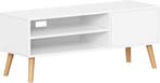 2dekans | TV-meubel met 1 deur 40 x 120 x 49 cm wit, Ophalen of Verzenden, Nieuw