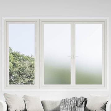 vidaXL Raamfolies mat PVC wit, Verzenden