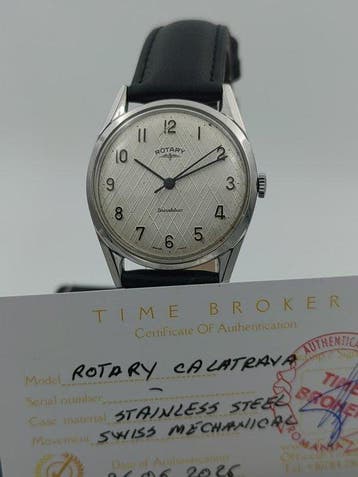 Rotary - Small Second - Diamond Linen Dial - Zonder, Nieuw