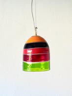 MURANO DESIGN - Kroonluchter - Veelkleurige strepen -