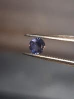 Natural Iolite - 0.225 ct - round - unheated - bluish violet, Verzenden, Nieuw