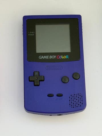 Game Boy Color paars (Grape) met net Scherm, Games en Spelcomputers, Verzenden, Nieuw