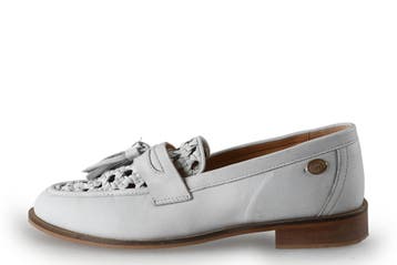 Fred de La Bretoniere Loafers in maat 37 Wit, Verzenden, Wit, Overige typen, Fred de La Bretoniere