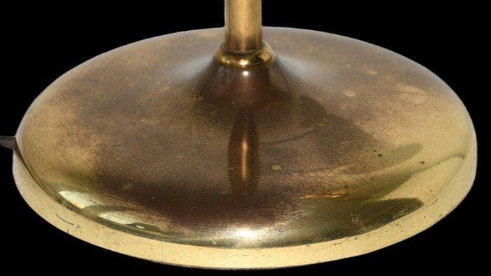 Sölken-Leuchten - Tafellamp - Messing, Staal, Verguld, Antiquités & Art, Antiquités | Éclairage