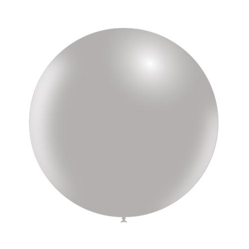 Grijze Reuze Ballon 60cm, Hobby & Loisirs créatifs, Articles de fête, Envoi