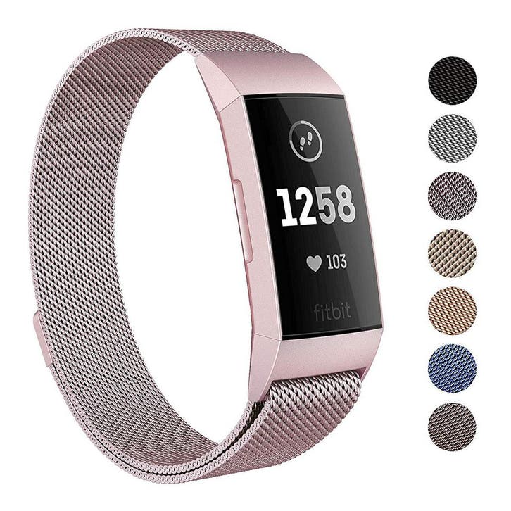DrPhone Fitbit Charge 3 / Charge 3 SE Magnetische Milanese, Bijoux, Sacs & Beauté, Montres connectées, Envoi
